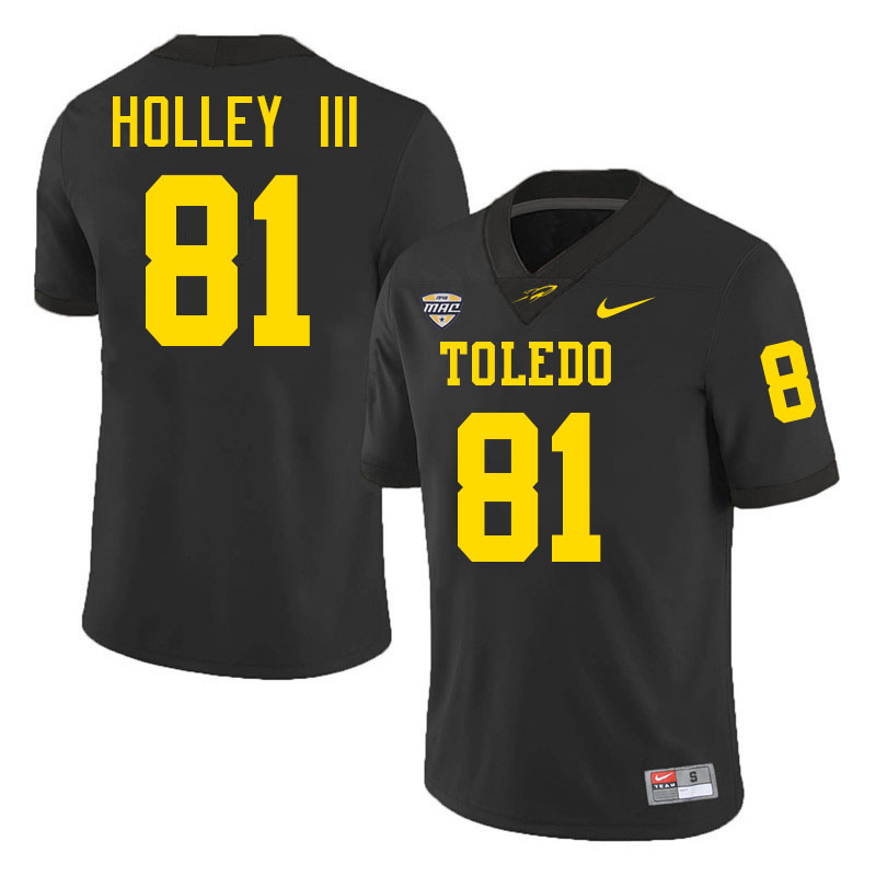 Eric Holley III Toledo Jersey,Toledo Rockets College Football Jersey Youth College-Black